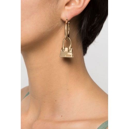 Gold-tone Les Creoles Chiquito drop earrings