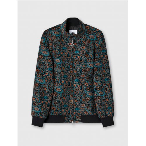  Wonderwall Paisley Cord Harrington