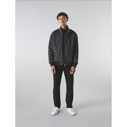  Wonderwall Paisley Cord Harrington