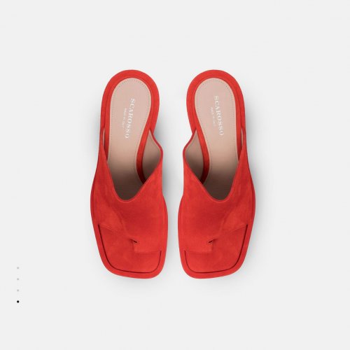 Gwen Red Suede