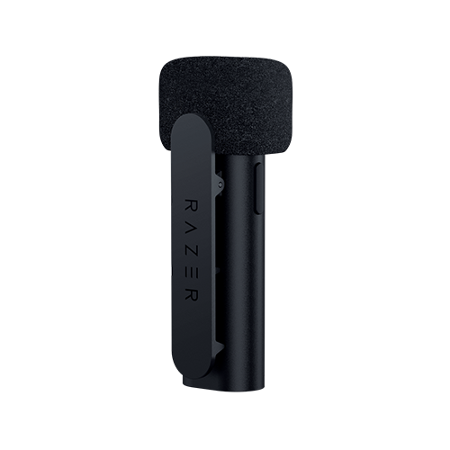 Razer Seiren BT - Bluetooth Microphone for Mobile Streaming - Omnidirectional Microphone - Powerful Noise Suppression and Customization - Wireless, Ultra-light Clip-on Design