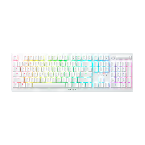 Razer DeathStalker V2 Pro - Wireless Low Profile Optical Gaming Keyboard - White Edition