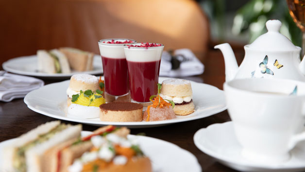 Vegan Afternoon Tea for Two with Gin Cocktail at The Athenaeum Hotel