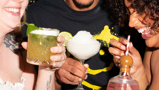 Cocktail and Pizza at Revolution Bars for Two