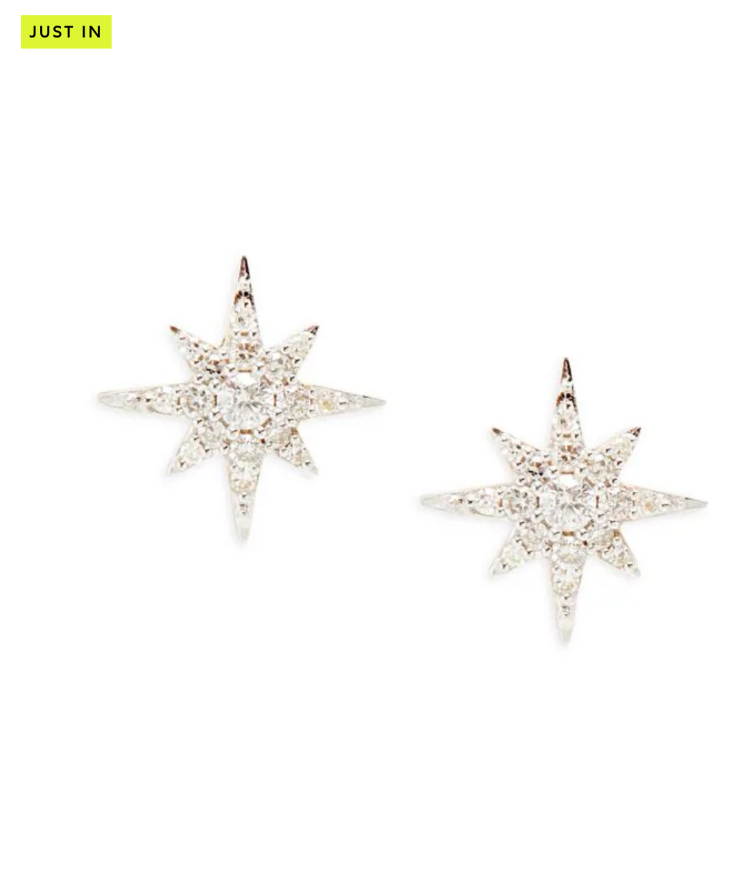 April Jewelry Event | 14K White Gold & 0.200 TCW Diamond North Star Stud Earrings