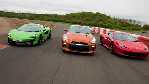 The Triple Premium Driving Legends Experience with a High-Speed Passenger Ride