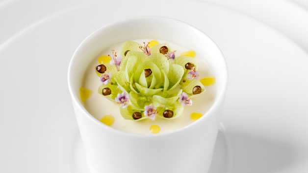 Five Course Tasting Menu with Welcome Champagne for Two at Alex Dilling, Hotel Café Royal