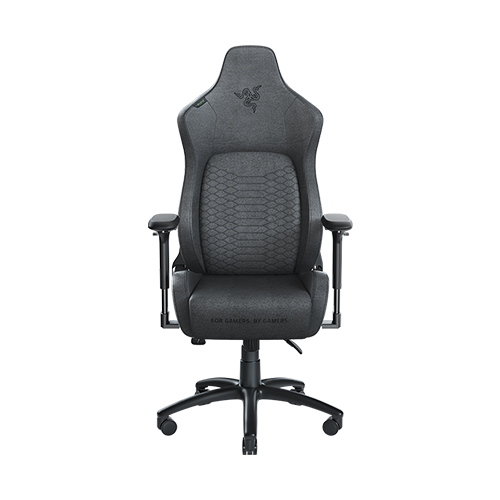 Razer Iskur Gaming Chair with Built-in Ergonomic Lumbar Support System - Multi-Layered Synthetic Leather - High Density Foam Cushions - Dark Gray Fabric - XL