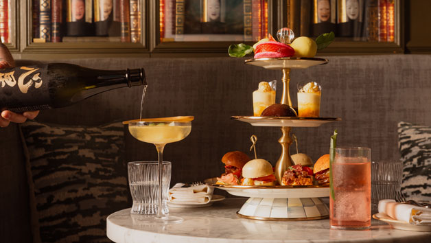 World Gin Journey with Tapas Style Afternoon Tea for Two at La Bibliothèque