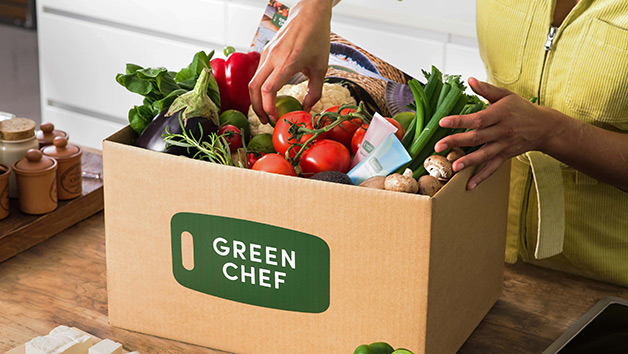 Green Chef Four Week Meal Kit with Four Meals for Four People