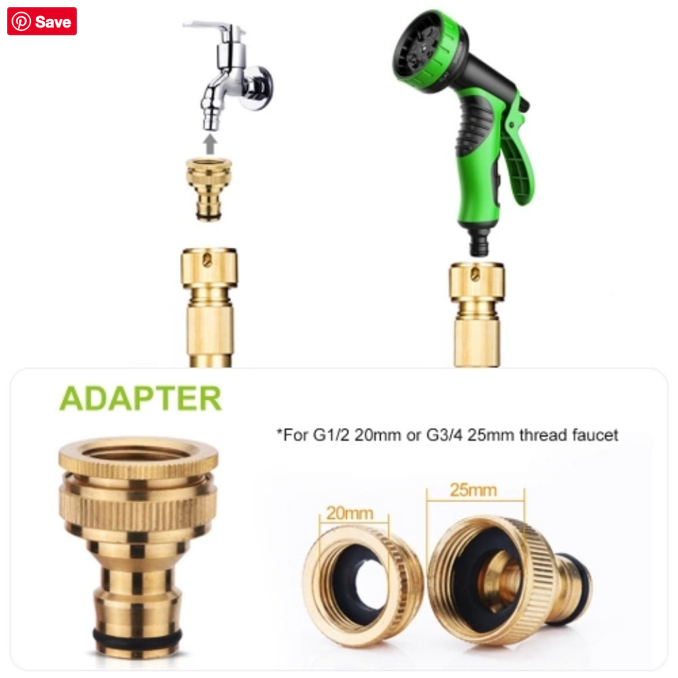 KKmoon 75ft Expandable Garden Hose with 9 Function Nozzle Flexible Strong Water Hose