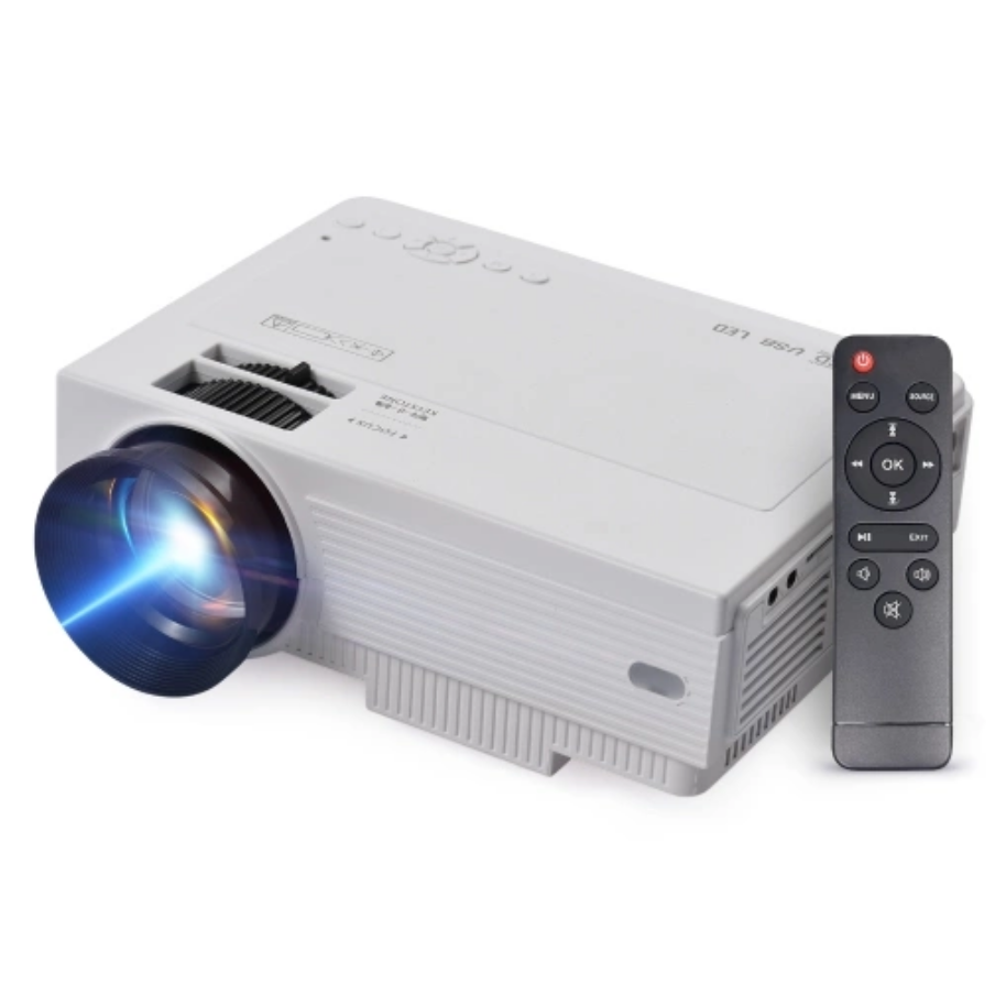 WiFi Android 9.0 System Mini Projector Support 210in Display Same Screen Technique Movie Projector