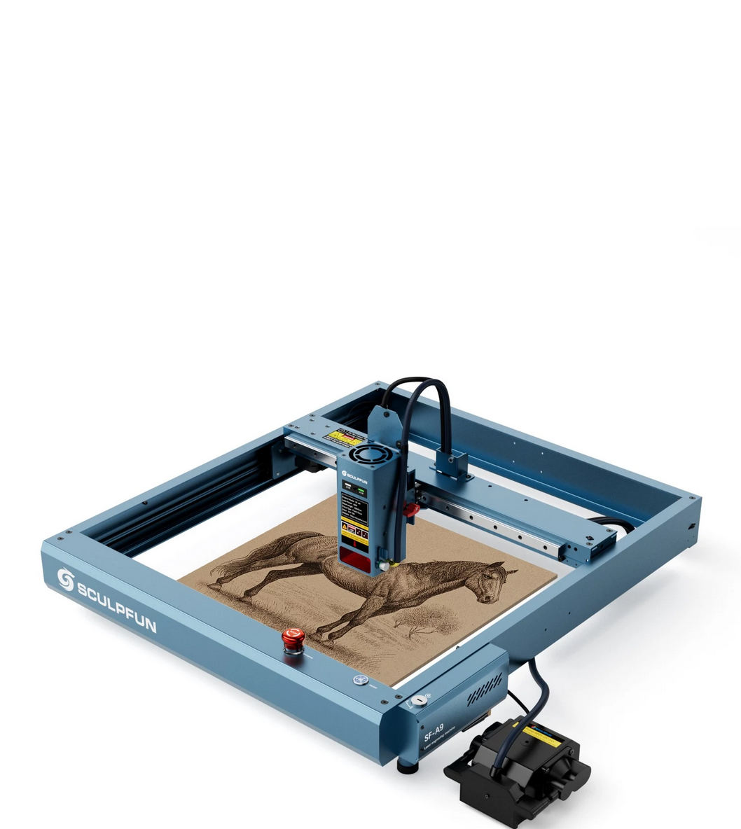 Sculpfun SF-A9 40W Laser Engraver with Automatic Air Assist 36000mm/min High Speed