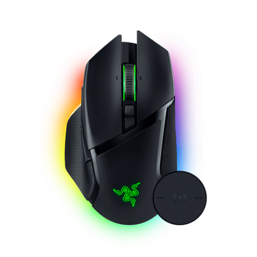 Razer Basilisk V3 Pro + Wireless Charging Puck Bundle