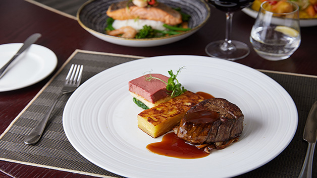 Three Course Meal with a Bottle of Sparkling Wine for Two at The Royal Horseguards Hotel 
