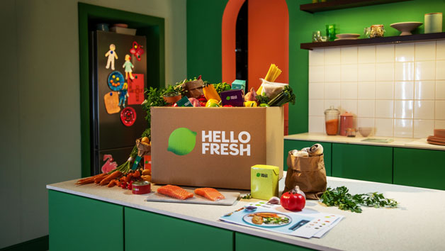 HelloFresh One Week Meal Kit with Three Meals for Four People