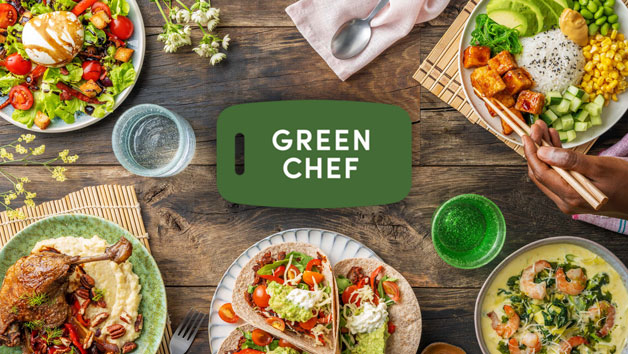Green Chef One Week Meal Kit with Four Meals for Two People