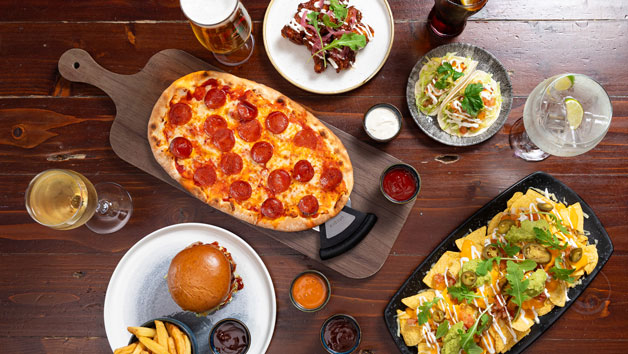 Two Course Meal at a British Pub or Bar for Two