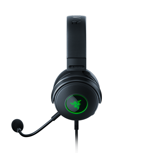 Razer Kraken V3 - Wired USB Gaming Headset with Razer Chroma RGB - Razer TriForce Titanium 50mm Drivers - THX Spatial Audio - Powered by Razer Chroma RGB