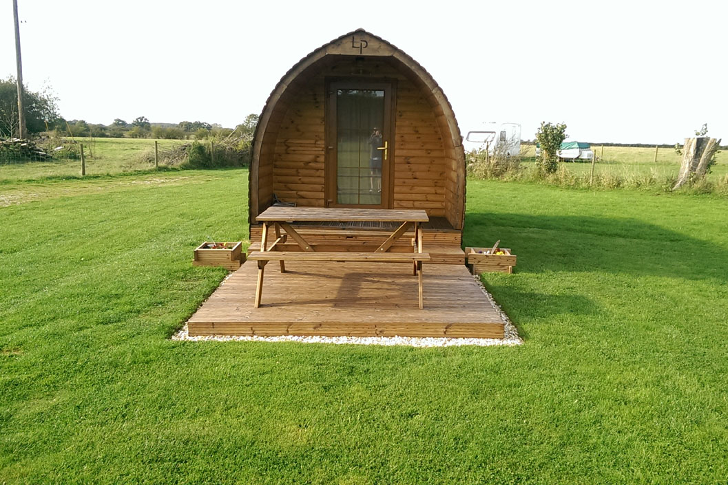 Two Night Stay in a Camping Pod at Yapham Holds for Two