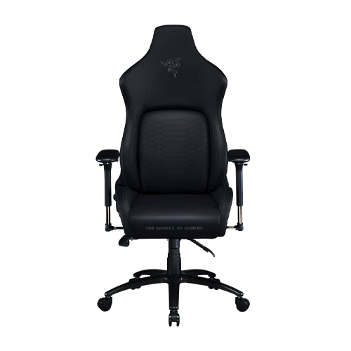 Razer Iskur Gaming Chair with Built-in Ergonomic Lumbar Support System - Multi-Layered Synthetic Leather - High Density Foam Cushions - Black - Standard