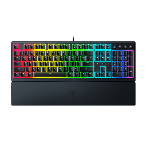 Razer Ornata V3 - US - Low-profile Mecha-membrane RGB Keyboard - Low-profile Keys - Razer Mecha-Membrane Switches - UV-coated Keycaps