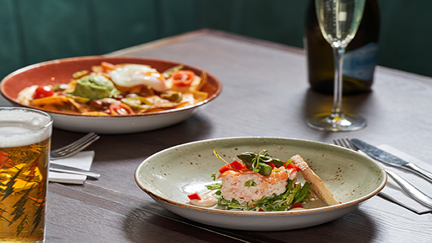 Two Course Brunch with Bottomless Drinks for Two at SOUND Cafe