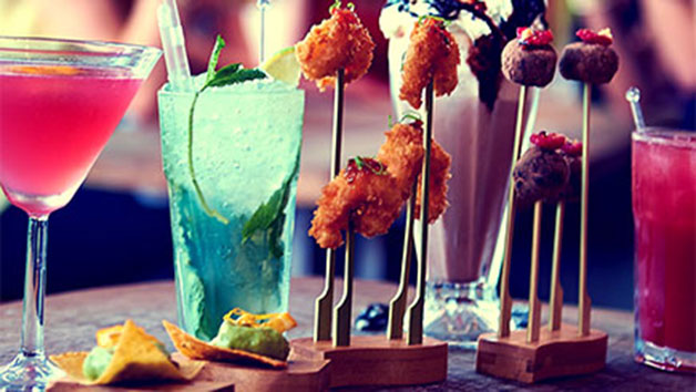 Revolution Bars Cocktail Masterclass and Three-Course Meal for Two