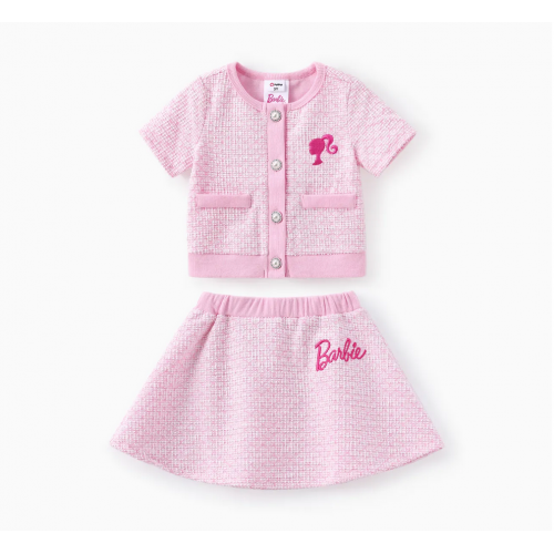 Barbie Toddler/Kid Girl Character Print Sweet Secret Button Top or Dress