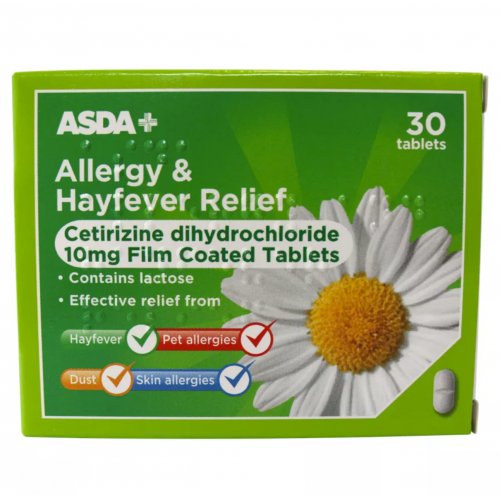 ASDA Allergy & Hayfever Relief 30 Tablets