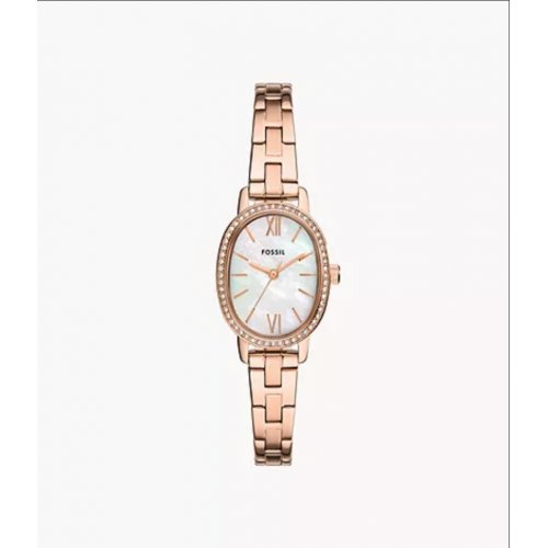 Penny Three-Hand Rose Gold-Tone Stainless Steel Watch