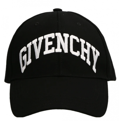  Givenchy Curved Logo Hats Black 