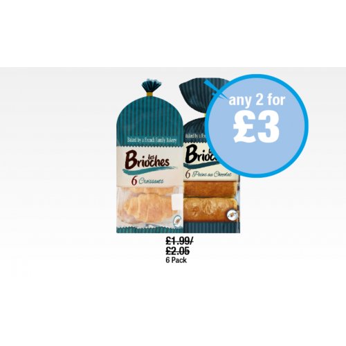 Les Brioches Croissants, Pains Au Chocolat