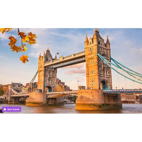  London Sightseeing Single or Return Ticket for Child or Adult on 35% Off - Thames Views from Open-Air Decks! 