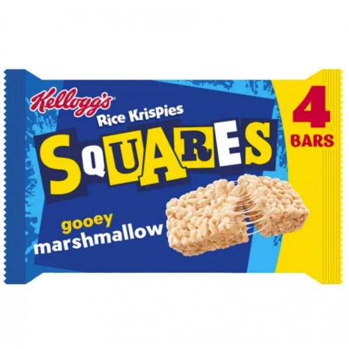 Kellogg's Rice Krispies Squares Gooey Marshmallow Bars 4 x 28g (112g)