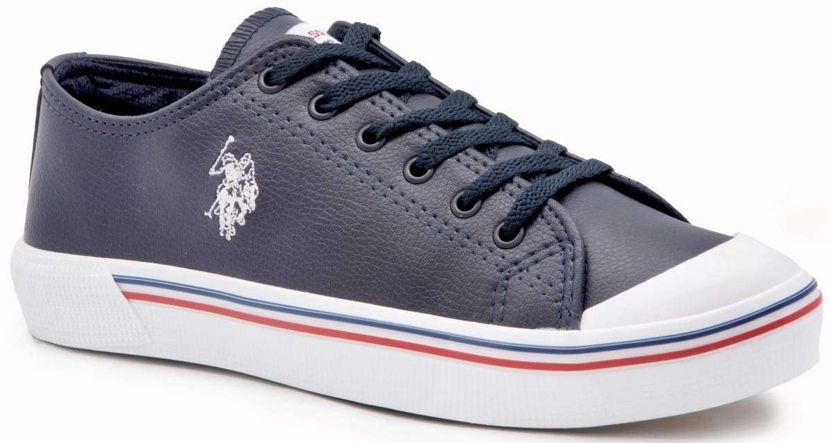 U.S. Polo Assn. 22K Penelope M Navy Blue Men 'S Sports Shoes Casual Light Transparent Outsole Casual Connected To the Original Sneakers Street Style