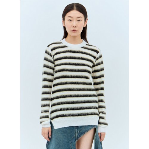Marni Striped Wool-Mohair Sweater