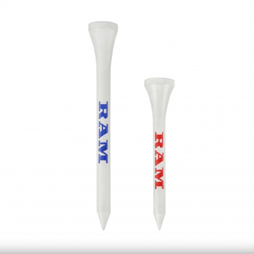 Ram Golf 500pc Biodegradable Wooden Bamboo Tees 140x 2 1/8