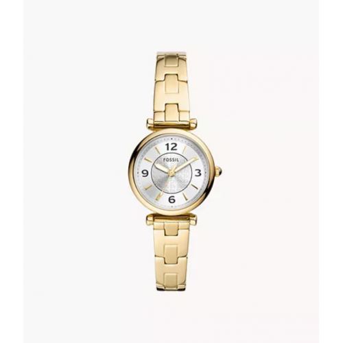 Carlie Three-Hand Gold-Tone Stainless Steel Watch