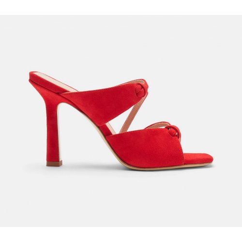 Zoe Red Suede