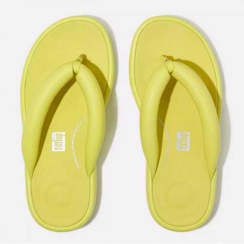 IQUSHION D-LUXE Padded Leather Flip-Flops