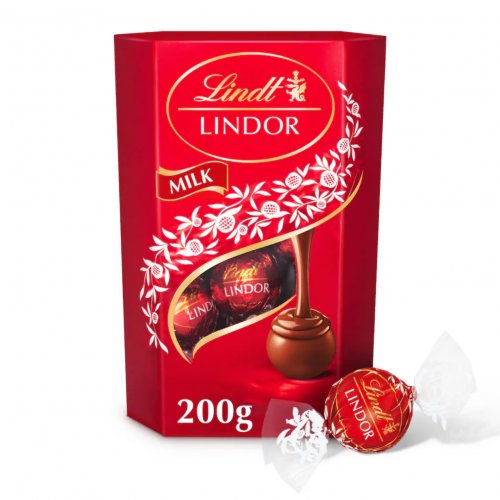 Lindt Lindor Milk Chocolate Truffles Carton 200G