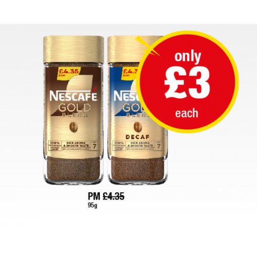 Nescafe Gold, Decaf - Now Only £3