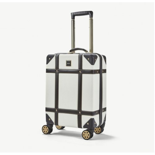 Vintage Small Suitcase in Cream