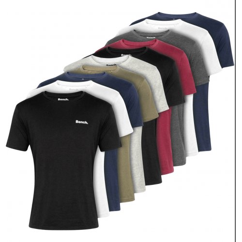 Mens 'ISAAC' 10 Pack T-Shirt Set - ASSORTED