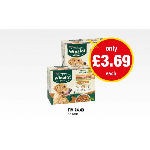 Winalot Jelly, Gravy  12 Pack