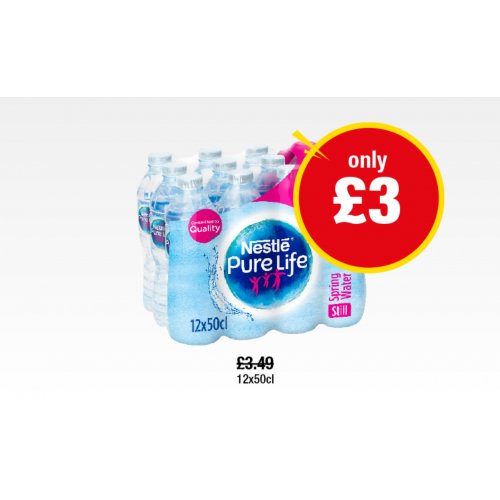 Nestle Pure Life Family Pack  12x50cl