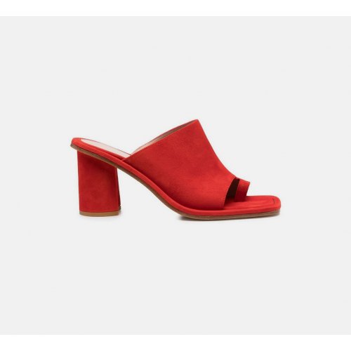 Gwen Red Suede