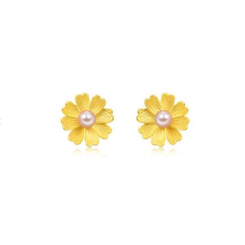 'Blossom' 999.9 Gold Earrings