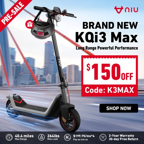 NIU KQi3 Max Electric Scooter 